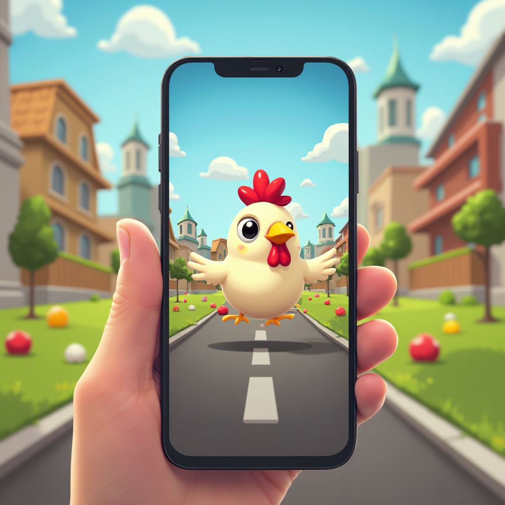 Chicken Dash gameplay screenshot
